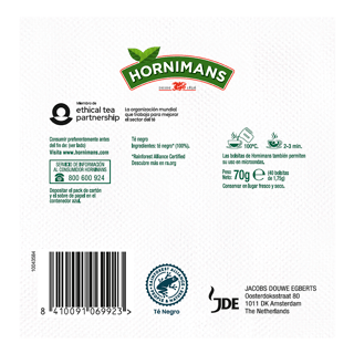 HORNIMANS TÉ CLASSIC 40F BOP