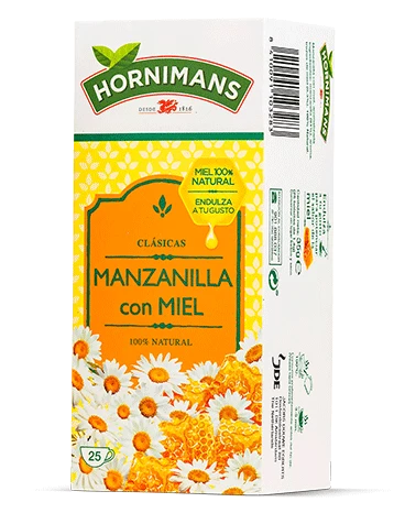 Packaging Hornimans Manzanilla Anís
Envase Hornimans Manzanilla Anís 
Caja Hornimans Manzanilla Anís