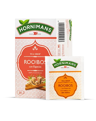 Packaging Hornimans Roibos Especias
Envase Hornimans Roibos Especias
Caja Hornimans Roibos Especias