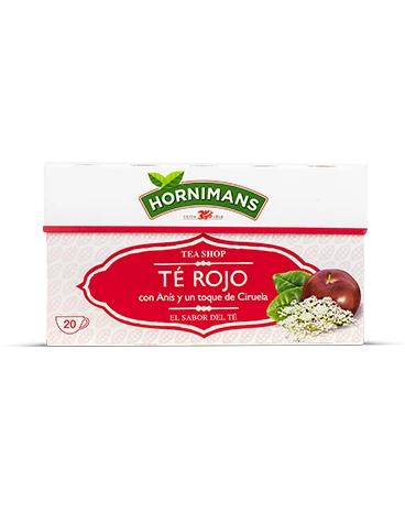 Packaging Hornimans Te Rojo Anis Ciruela
Envase Hornimans Te Rojo Anis Ciruela
Caja Hornimans Te Rojo Anis Ciruela