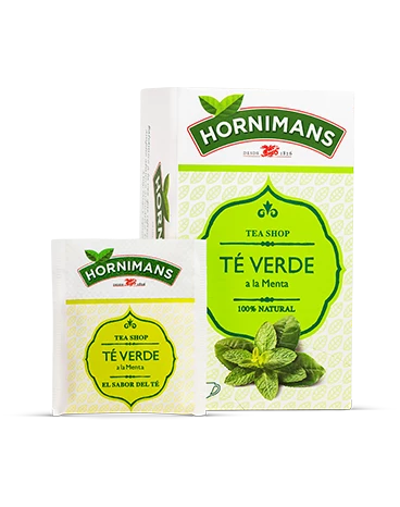 Packaging Hornimans Te Verde Menta 
Envase Hornimans Te Verde Menta 
Caja Hornimans Te Verde Menta 